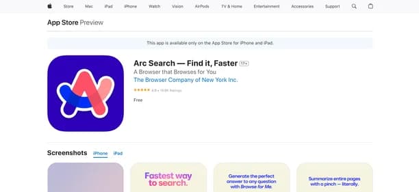 Arc Search thumbnail