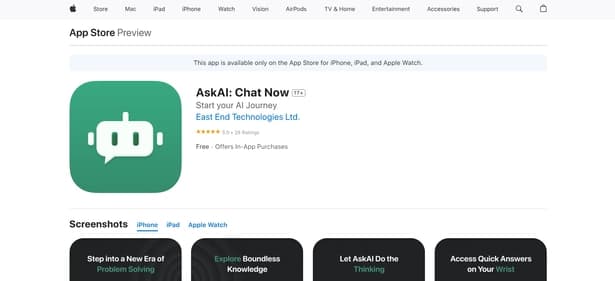 AskAI: Chat Now - Tool thumbnail