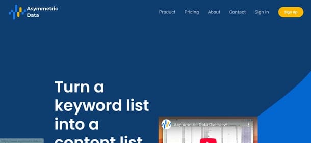 Asymmetric Data - Tool thumbnail