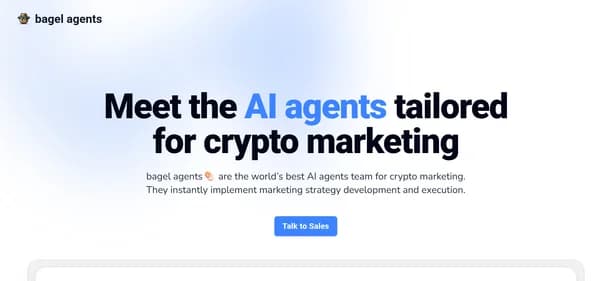 Bagel Agents - Tool thumbnail