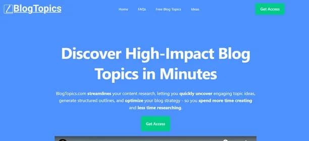 BlogTopics.net - Tool thumbnail