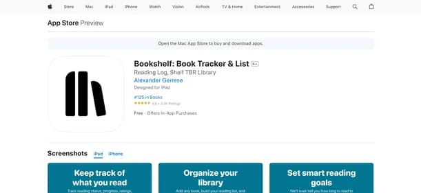 Bookshelf - Tool thumbnail