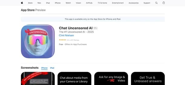 Chat Uncensored AI - Tool thumbnail