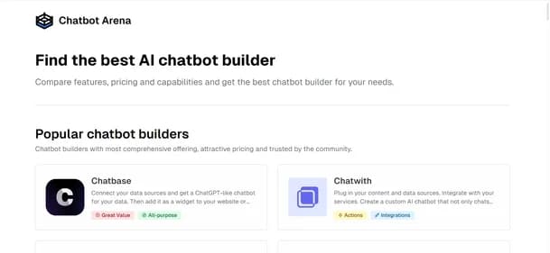 Chatbot Arena - Tool thumbnail