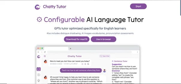 Chatty Tutor - Tool thumbnail