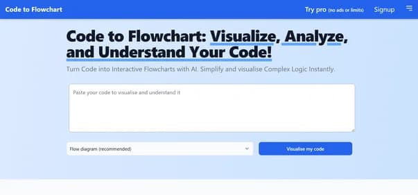 Code to Flowchart - Tool thumbnail