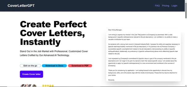 CoverLetter GPT - Tool thumbnail