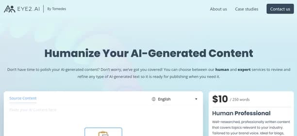 Eye2.ai - Tool preview