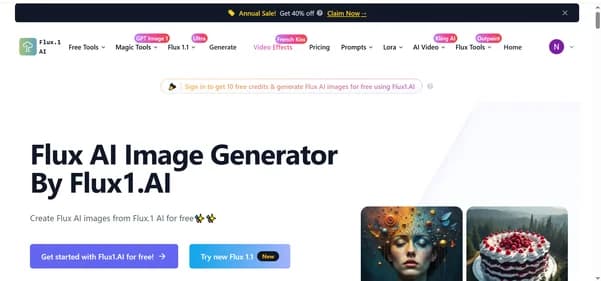 Flux 1 AI - Tool thumbnail