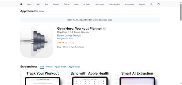 Gym Hero: Workout Planner - Tool thumbnail