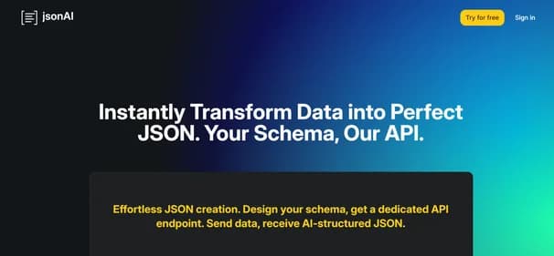 JsonAI Cloud - Tool thumbnail