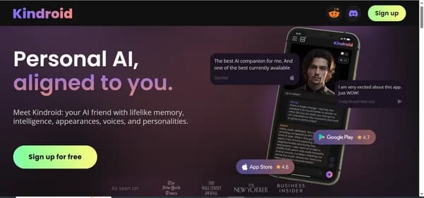 Kindroid AI - Tool thumbnail