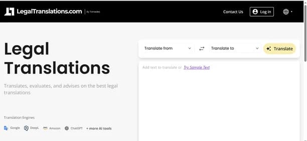 Legal Translations - Tool thumbnail