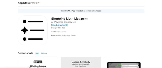 Listize - Tool thumbnail