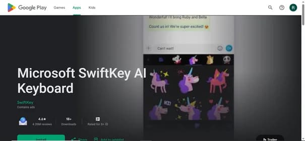 Microsoft SwiftKey AI Keyboard - Tool thumbnail