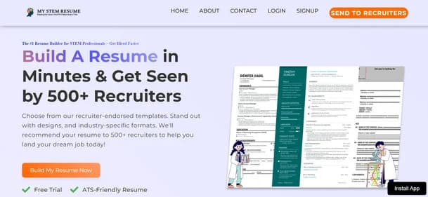 My Stem Resume - Tool thumbnail