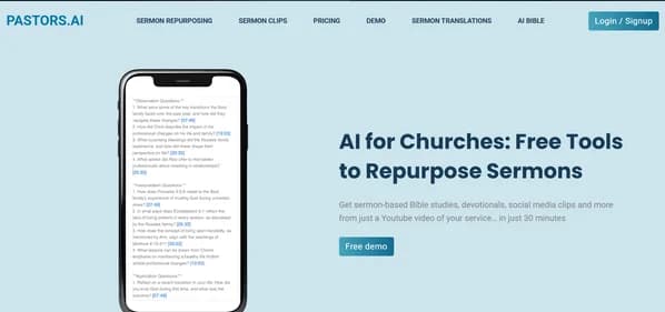 Pastors.AI - Tool thumbnail