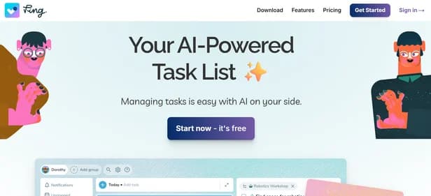 Ping AI Powered To Do List - Tool thumbnail