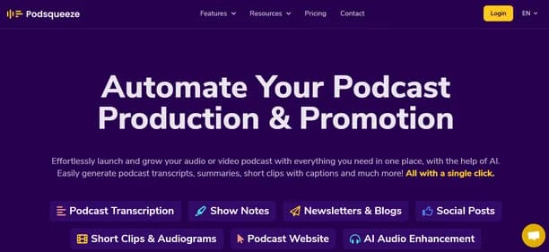 Podsqueeze AI - Tool thumbnail