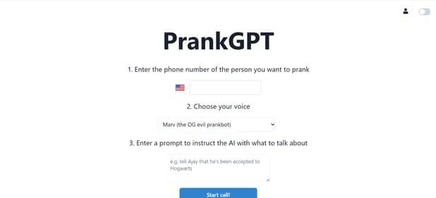 PrankGPT - Tool thumbnail