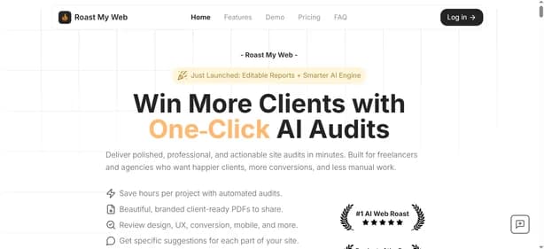 Roast My Web - Tool thumbnail