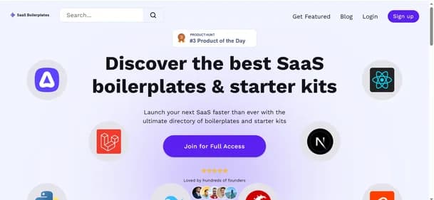 SaaS Boilerplates - Tool thumbnail