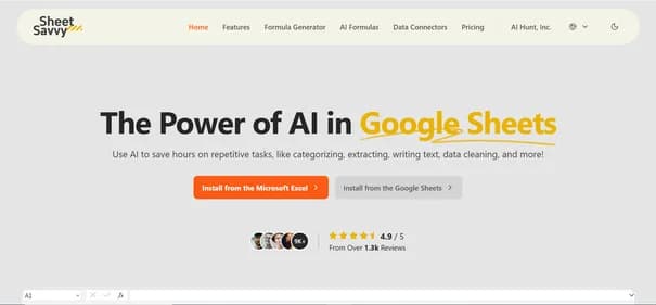 Sheet Savvy AI - Tool thumbnail