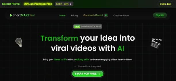 ShortMake AI - Tool thumbnail