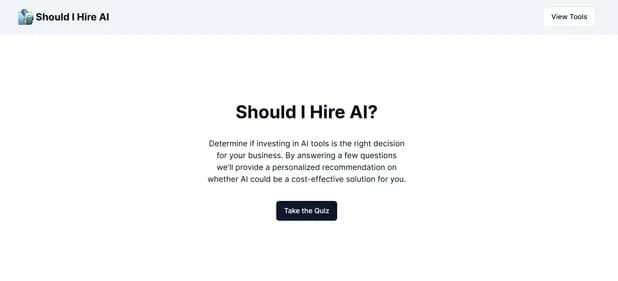 Should I Hire AI? - Tool thumbnail