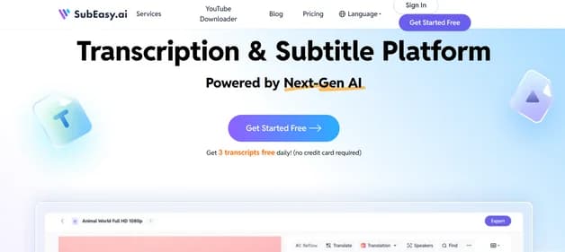 SubEasy AI thumbnail