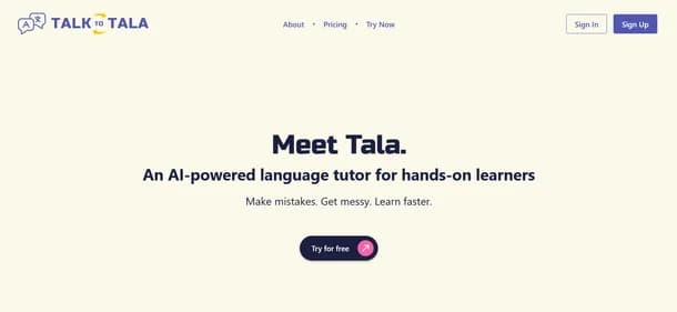Talk to Tala - Tool thumbnail