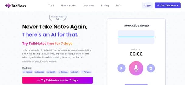 TalkNotes - Tool thumbnail