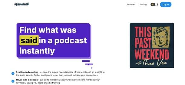Tapesearch AI - Tool thumbnail