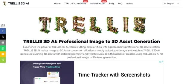 Trellis 3D AI - Tool thumbnail