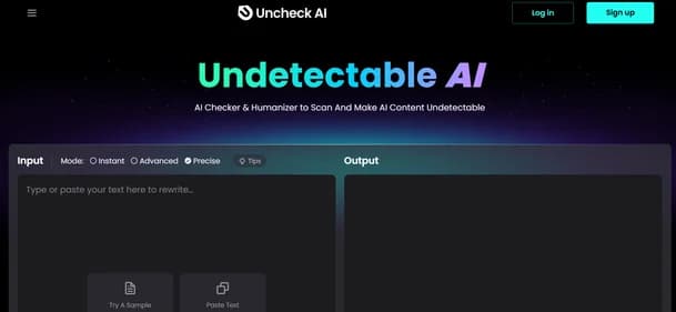 Uncheck AI