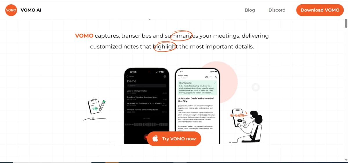 VOMO AI - Tool thumbnail
