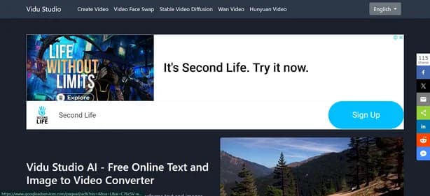 Vidu Studio AI - Tool preview
