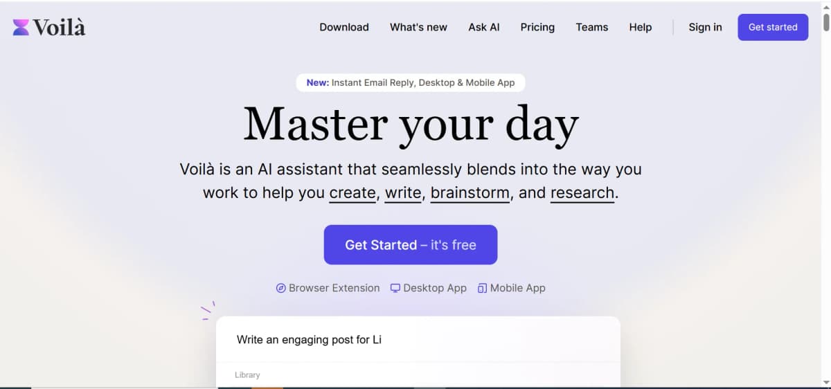 Voila AI - Tool thumbnail