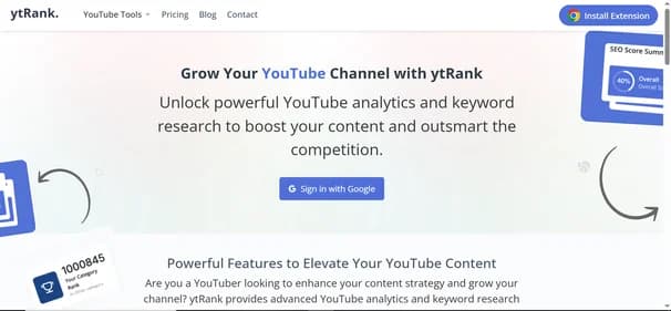 YTRank AI - Tool thumbnail