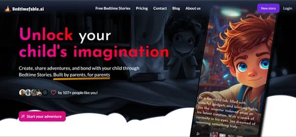 BedtimeFable.ai - Tool thumbnail