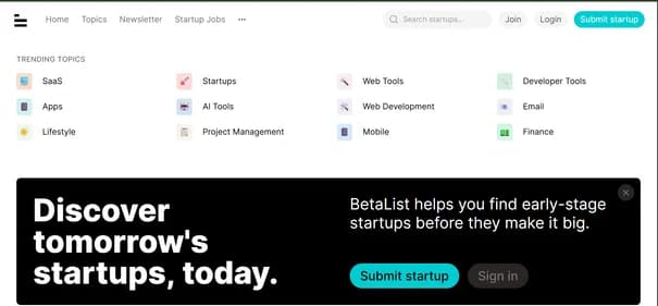BetaList - Tool thumbnail