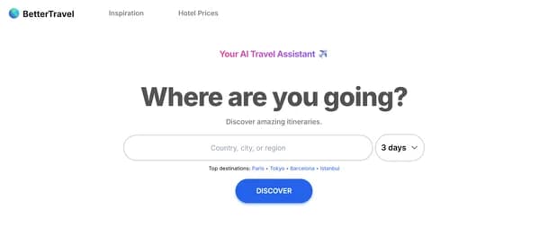 BetterTravel.ai - Tool thumbnail