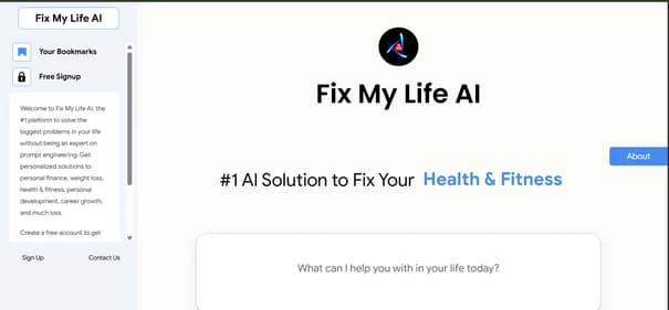 Fix My Life AI - Tool thumbnail