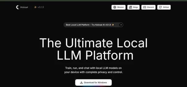 Kolosal AI - Tool thumbnail