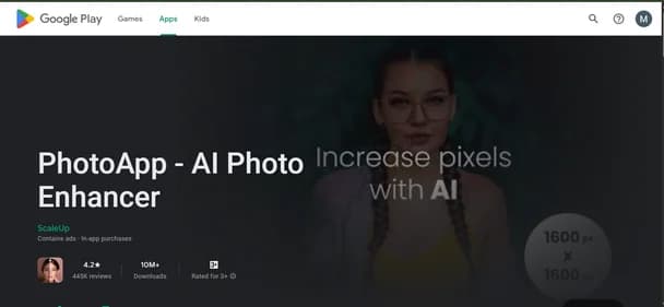 PhotoApp – AI Photo Enhancer - Tool thumbnail