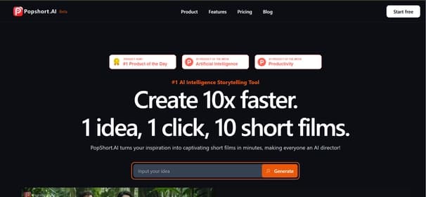 PopShort AI - Tool thumbnail