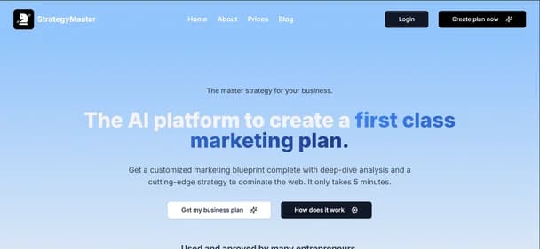 StrategyMaster AI - Tool thumbnail