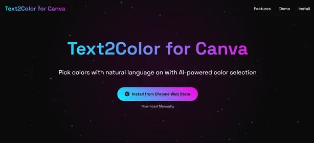 Text2Color for Canva - Tool thumbnail