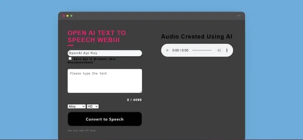 OpenAI Text-to-Speech thumbnail