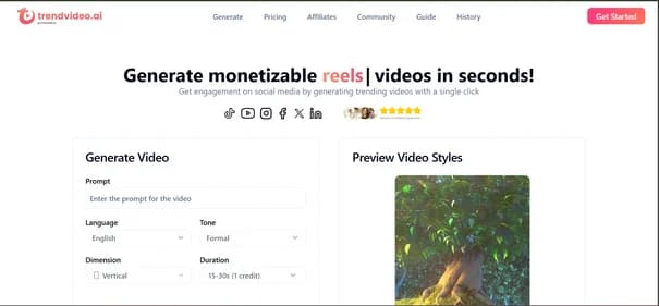 TrendVideo AI - Tool thumbnail